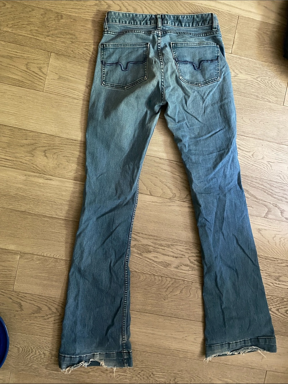 Kimes Ranch Blue Flare Jeans - Picture 5 of 6